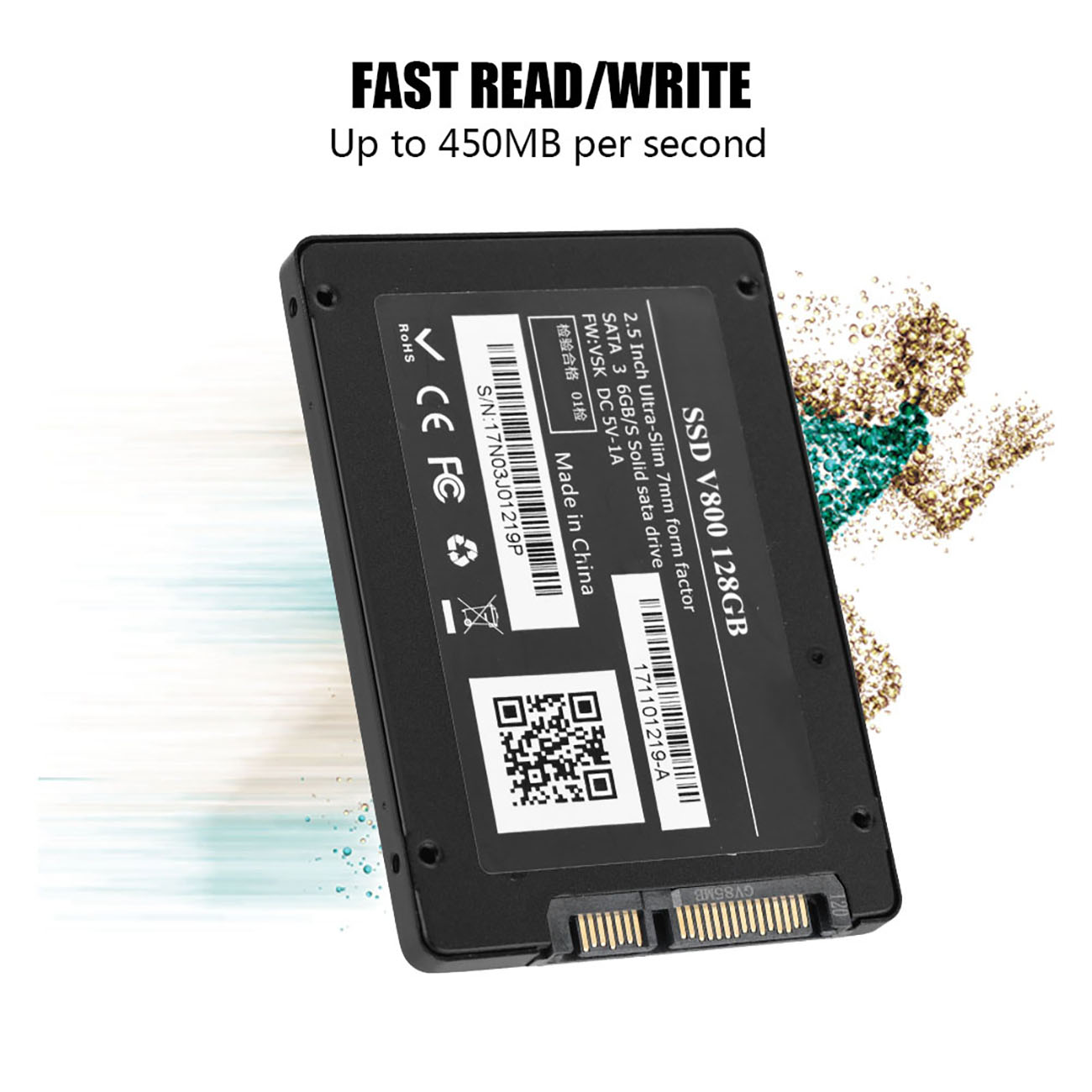 Yosoo 128G 2.5 inch PC Laptop SATA SSD